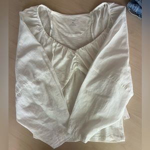 white anthropologie top new with tags